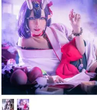 在飛比找露天拍賣優惠-臺灣COSER 雨波cosplay FGO酒吞童子COS寫真