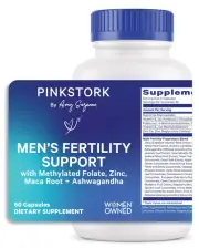 Blue Stork Fertility Supplements for Men - Supports Conception for Him - Male...