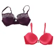 Victoria's Secret Bra Body By Victoria Perfect Shape Push Up Padded 32D 32DD New