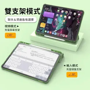 【OMG】iPad（第10代）10.9吋 2022版 變形金剛Y折保護套 iPad10 防摔矽膠保護殼(帶筆槽/智慧休眠)