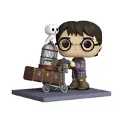 Harry Potter Pushing Trolley 20th Anniv Pop Deluxe Vinyl Action Figure Toy 10cm