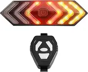 GUYOS Wireless Remote Control Helmet Light USB Rechargeable Remote Helmet Light Waterproof Bicycle Helmet Warning Light