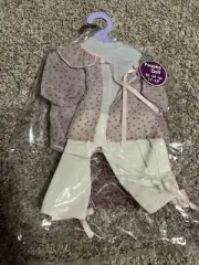 NIB Corolle 17” Doll Clothes Pantalon Chic Sophisticated Trousers Set