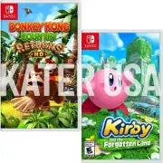 Donkey Kong Country Returns HD + Kirby and the Forgotten Land Switch New Bundle