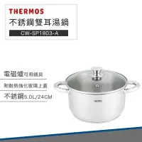 在飛比找Yahoo!奇摩拍賣優惠-【快速出貨】THERMOS 膳魔師 24CM 不銹鋼 雙耳湯