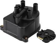 Universal Distributor Cap and Rotor Kit,Compatible with H onda C ivic 92 00 30102 P54 006,Can Achieve Smooth Ignition Performance