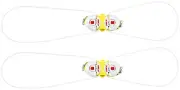 Tecno-3 Push Double System - Sidi Tecno-3 Push Double System Pair - Yellow/White