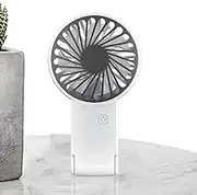 Portable Fan - Portable Fan for Travel,with Foldable Kickstand, 3 Speeds Adjustable Battery-Powered Air Circulator for Men Women