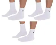 3 Pairs - Split-Toe Tabi Socks Black, Khaki and Grey Options Solid Casual Crew