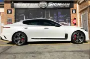 ESM Side Stripes to fit KIA STINGER - Gloss Black Only - Avery Wrap Vinyl