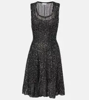 [Alaia] Alaïa Sequined minidress AU 8 black