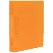 King Jim A4 2 D-Ring Simplease Binder 30mm Orange