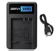 Battery Charger for Pentax D-Li106 and Pentax MX-1, MX1, X90 Digital Camera