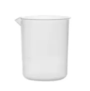 Plastic Beaker, 1000Ml - Polypropylene Plastic - Raised Graduations, Tapered Sp