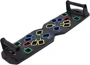 Fitness Board - Pushup Exercise Bar Multifunctional | Multifunctional Pushup Board, Folding Chest Muscle Workout Equipment for Comprehensive Strength Training