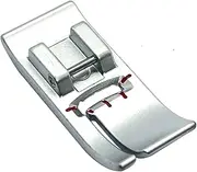 DREAMSTITCH F082AP Snap On Bi-Level Presser Foot Left for for All Low Shank Snap-On Brother,Babylock,Singer,Euro-Pro,Janome (New Home),Kenmore,White,Juki,Simplicity,Elna Sewing Machine