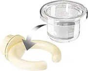 Ylnailky Bird Cage Water Dispenser,Clear Food Bowl Parrot Bird Feeder - Food Container Pet Supplies for Cockatiel Lovebird Canary Small Animal