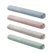 4 Pcs Travel Toothbrush Case Portable Toothbrush Box Plastic Toothpaste Holder