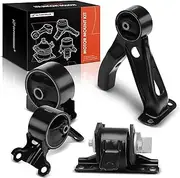 A-Premium 4-PC Set Engine Motor Mount and Transmission Mount Kit Compatible with Mitsubishi Outlander 2008-2013 2.4L, Automatic Transmission, AWD