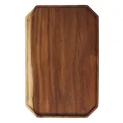 Octagon Shape Wood Pan Plate Fruit Dishes Saucer Tea Tray Dessert Dinner Bread Wood Plate