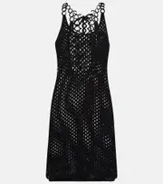 [Chloe] Chloé Halterneck wool midi dress AU 8 black