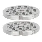 Stainless Steel Meat Grinder Discs Multipurpose Meat Grinder Plate 2pcs For Hand