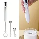 Cordless Handheld Stick Mixer Egg Beater Stirrer Blender Milk Frother Cup Foamer