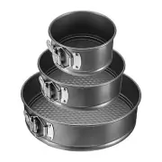 4/7/9 Inch Springform Pan Nonstick Cake Pan with Removable Bottom, Black