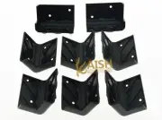 8pc Large Size Black Plastic Amp Speaker Corner PA Cabinets Amplifier Protectors