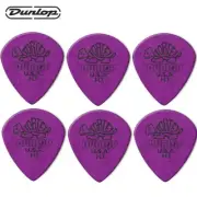6-PACK Dunlop 472PH3 1.14mm Tortex Jazz III H3 Purple Guitar Picks Heavy