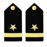 GENUINE U.S. NAVY SHOULDER BOARD: LINE ENSIGN - FEMALE