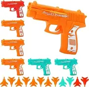 21 Pack Airplane Launcher Toys for Boys Girls Toddlers, Glider Plane Party Favors Birthday Gifts Outdoor Flying Toys for Goodie Bag Stuffers, Pinata Fillers(7 Launchers and 14 Planes)