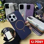 For iPhone 16 15 14 13 12 11 Pro Max Plus Shockproof Magnetic Magsafe Case Cover