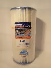 Pleatco PA40 Cartridge, 40sqft, 3ot, 3ob, 7, 14-116L, 4oz