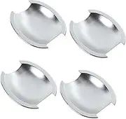 for Nissan, Note E12 2013-2019 Chrome Car Door Handle Cover Trim Stickers Door Handle Cover Trim(Black Model 8)