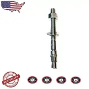 Durable 304 Stainless Steel Wedge Anchors, 5/8" X 3-1/2" for Concrete & Masonry