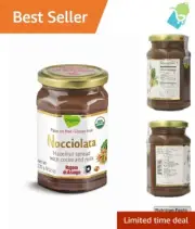 Nocciolata Hazelnut Spread with Cocoa and Milk - Perfect for Drizzling - 9.52 Oz