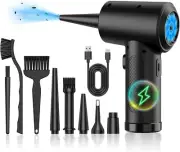 Compressed Air Duster - Electric Cordless Cleaner for Office Car Keyboard & More
