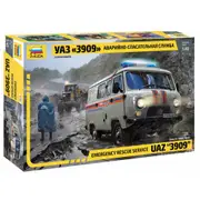 Zvezda 1/43 Emergency Rescue Service UAZ 3909 [Zvezda Z43002]