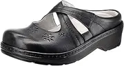 [PAMIR] Women's Mary Jane Clogs and Mules Leather Shoes with Arch Support