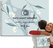 Scratch Off Couple Games for Date Night | Date Night Ideas Scratch Off Souvenir Journal for Couples,Date Night Adventurous Card Games for Date Night Game