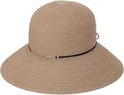 [CA4LA] (カシラ) Kashilla KTZ02619 Wide Brim Hat, Washable, Daily, Leisure, Spring/Summer, Casual, Beautiful, Simple, Sun Protection, Size Adjustable, Women's, Beige, One Size