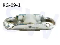 在飛比找樂天市場購物網優惠-氣密窗輪 RG-09-1 塑膠製單滑輪紗窗輪 有溝槽 鋁窗輪
