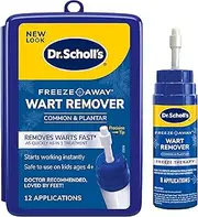 Dr. Scholl’s FreezeAway Wart Remover, 12 Applications/Doctor-Proven Treatment to Rapidy Freeze and Remove Common and Plantar Warts