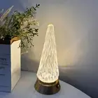 LED Crystal Night Light Desk Table Bedside Bedroom Lamp Rechargeable Dimmable AU