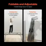 Work Platform Adjustable Height Portable Scaffolding Platform 400 kg Load