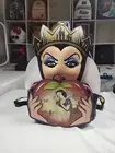 Loungefly Mini Backpack EVIL QUEEN VILLAINS Scene Snow White Black Poison Apple