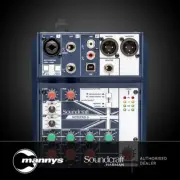 Soundcraft Notepad 5 Small Format Analog Mixing Console w/ USB I/O