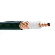 100' CommScope AVA7-50 1-5/8 inch Corrugated Copper Coaxial Cable Black