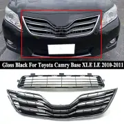 For Toyota Camry LE XLE Base 2010 2011 Front Bumper Upper Lower Grille 2pcs Set (for: Toyota)